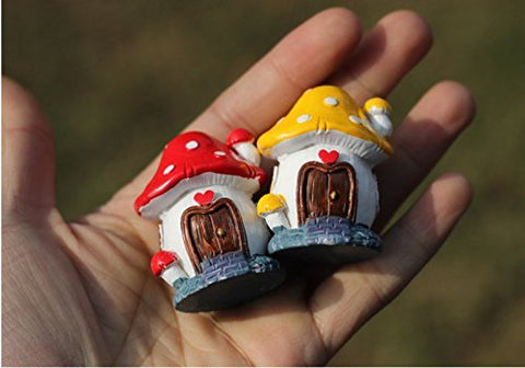 Lovely Mushroom Love House Miniatures