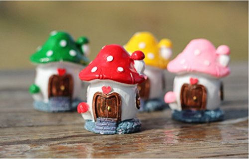 Lovely Mushroom Love House Miniatures