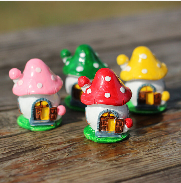 Lovely Mushroom Love House Miniatures