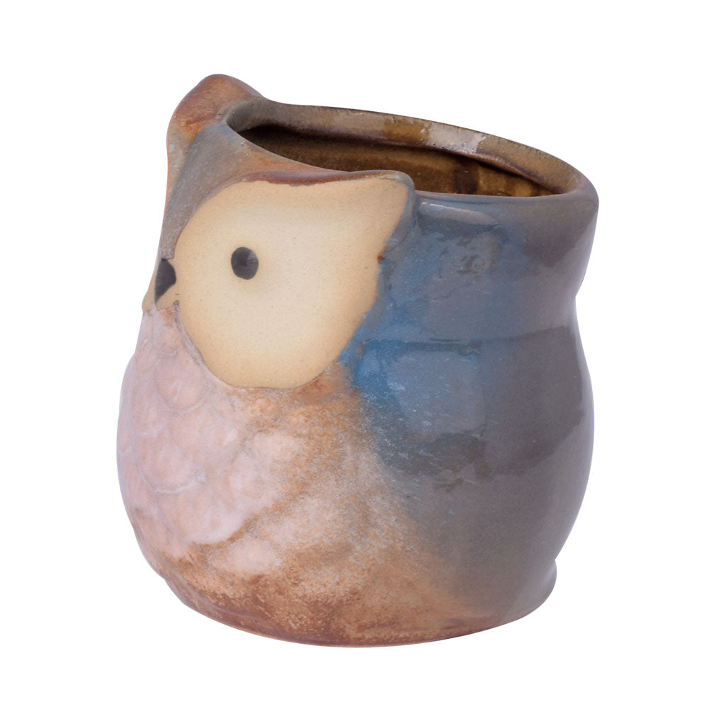 Lovely Mini Owl Ceramic Bonsai Pot