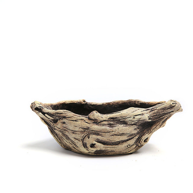 Antique Wooden Bonsai Planters