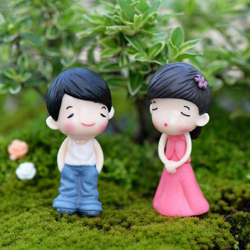 Cartoon Doll Bonsai Figurine