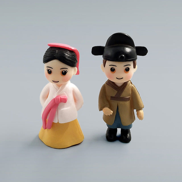 Cartoon Doll Bonsai Figurine