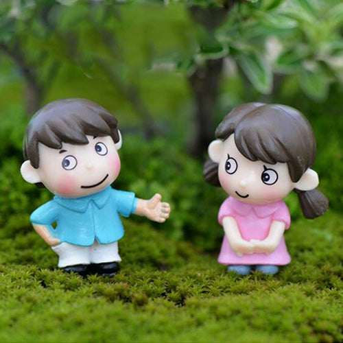 Cartoon Doll Bonsai Figurine
