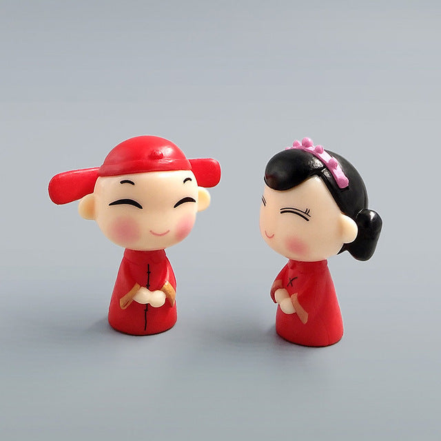 Cartoon Doll Bonsai Figurine