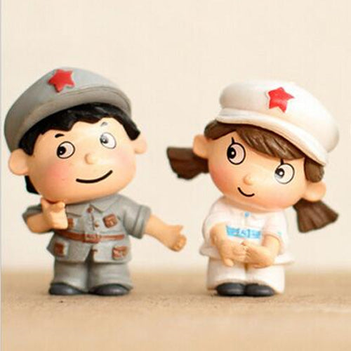 Cartoon Doll Bonsai Figurine