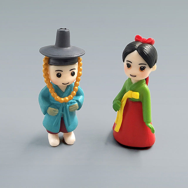 Cartoon Doll Bonsai Figurine