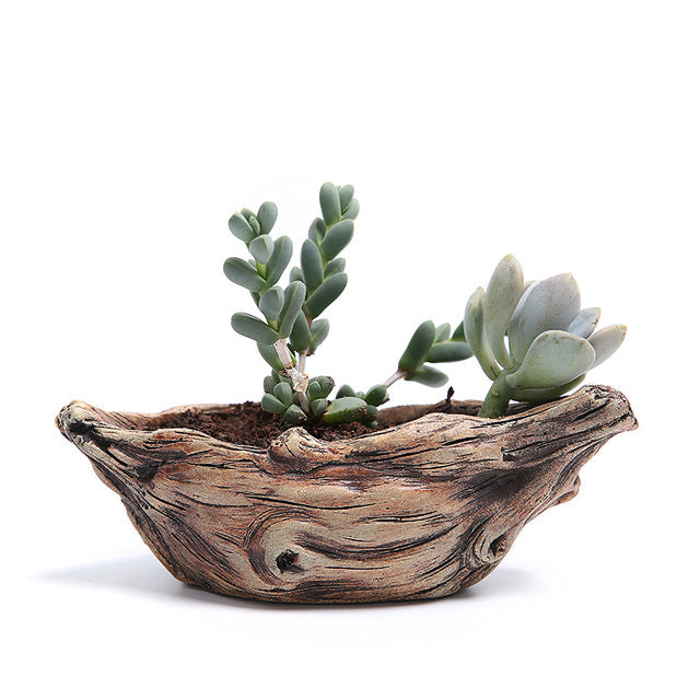 Antique Wooden Bonsai Planters