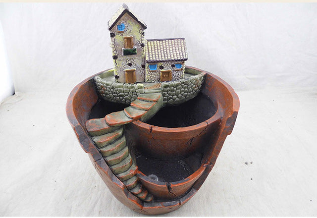 Novelty Resin Garden Bonsai Pots