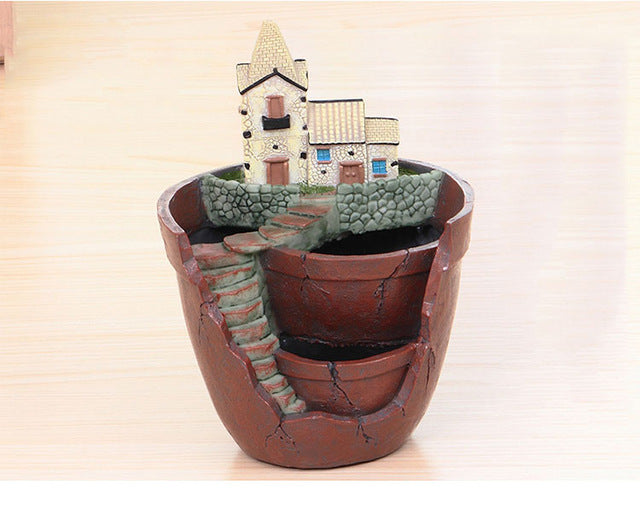 Novelty Resin Garden Bonsai Pots